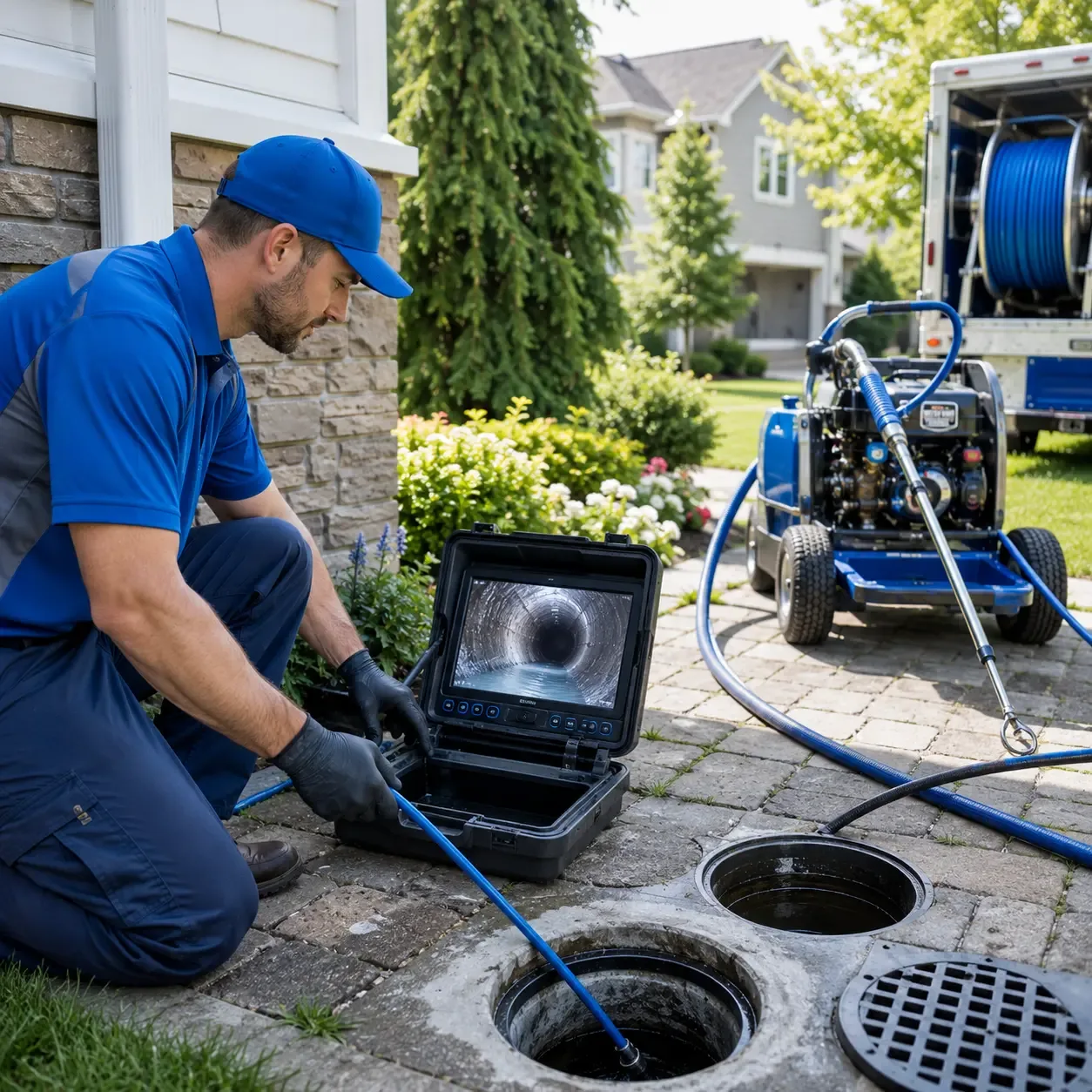 Outdoor drain cleaning professionals serving Sioux Falls, SD